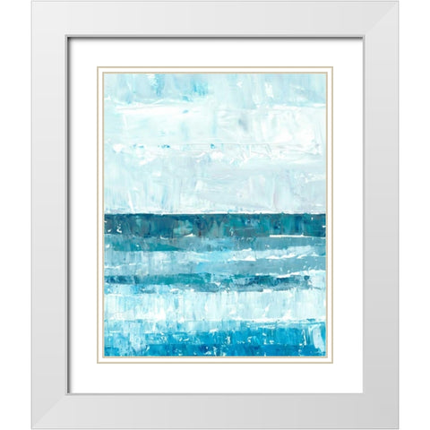 Edge of the World I White Modern Wood Framed Art Print with Double Matting by Harper, Ethan