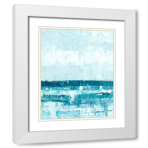 Edge of the World II White Modern Wood Framed Art Print with Double Matting by Harper, Ethan