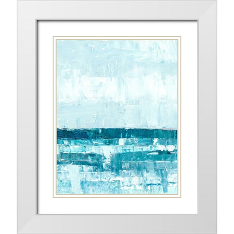 Edge of the World II White Modern Wood Framed Art Print with Double Matting by Harper, Ethan