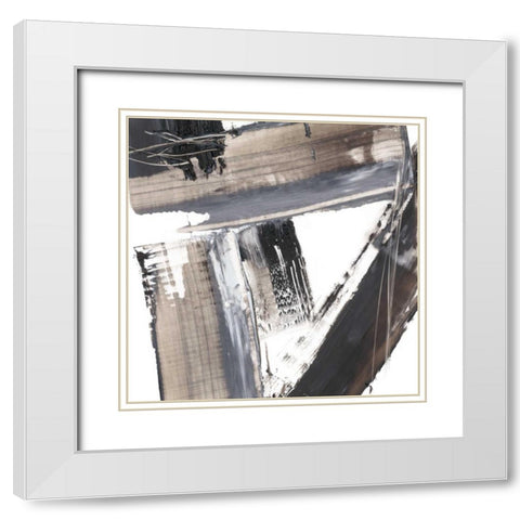 This Way and That I White Modern Wood Framed Art Print with Double Matting by Harper, Ethan