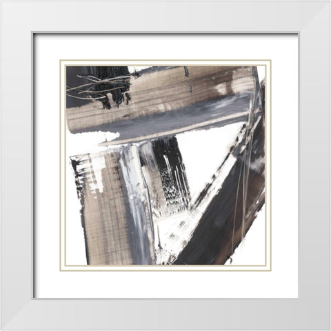 This Way and That I White Modern Wood Framed Art Print with Double Matting by Harper, Ethan