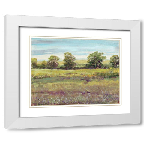 Abundant Spring I White Modern Wood Framed Art Print with Double Matting by OToole, Tim