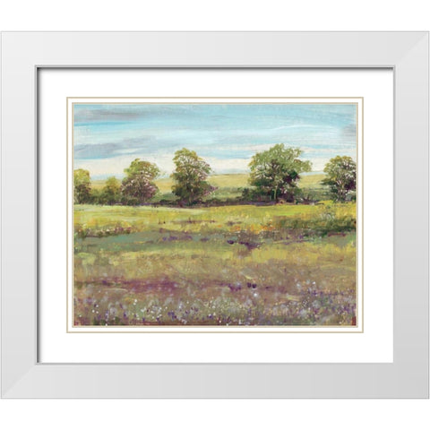 Abundant Spring I White Modern Wood Framed Art Print with Double Matting by OToole, Tim