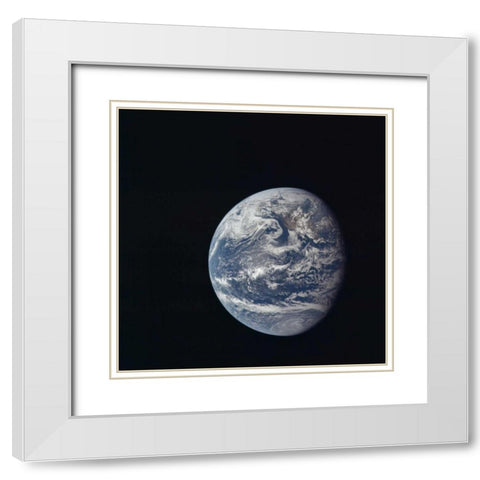 Space Photography II White Modern Wood Framed Art Print with Double Matting by Unknown