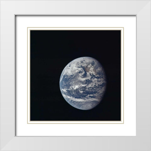 Space Photography II White Modern Wood Framed Art Print with Double Matting by Unknown