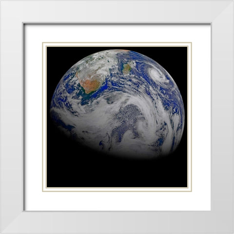 Space Photography III White Modern Wood Framed Art Print with Double Matting by Unknown