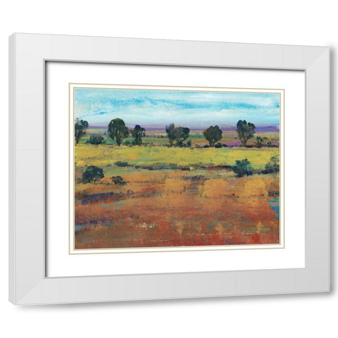 Planting Time I White Modern Wood Framed Art Print with Double Matting by OToole, Tim