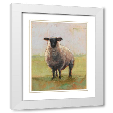 Away from the Flock I White Modern Wood Framed Art Print with Double Matting by Harper, Ethan