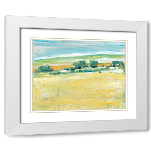 Summer Heat I White Modern Wood Framed Art Print with Double Matting by OToole, Tim