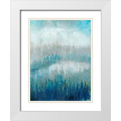 Above the Mist II White Modern Wood Framed Art Print with Double Matting by OToole, Tim