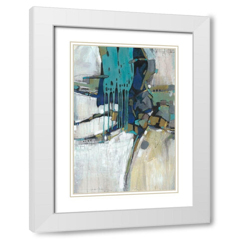 Separation II White Modern Wood Framed Art Print with Double Matting by OToole, Tim