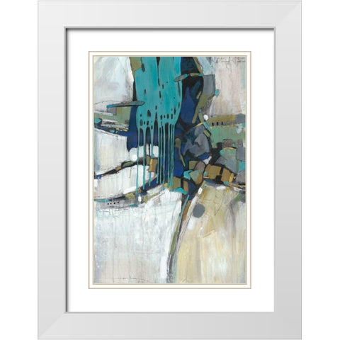 Separation II White Modern Wood Framed Art Print with Double Matting by OToole, Tim