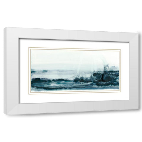 Rip Current I White Modern Wood Framed Art Print with Double Matting by Harper, Ethan