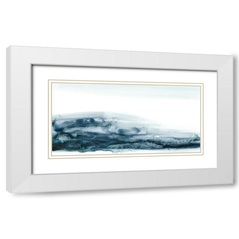Rip Current II White Modern Wood Framed Art Print with Double Matting by Harper, Ethan