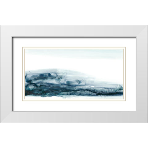 Rip Current II White Modern Wood Framed Art Print with Double Matting by Harper, Ethan