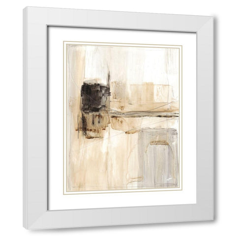 Electrical Grid I White Modern Wood Framed Art Print with Double Matting by Harper, Ethan
