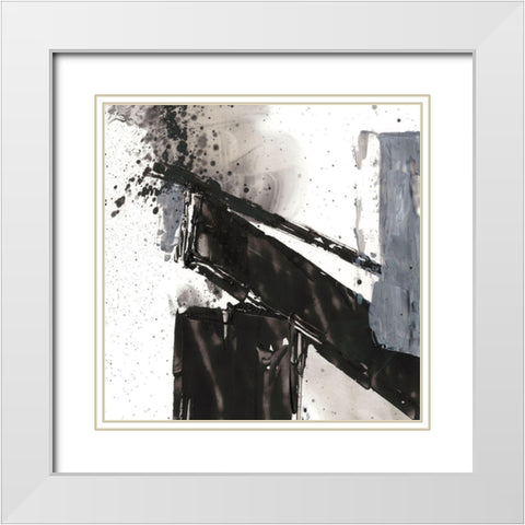 Demolition II White Modern Wood Framed Art Print with Double Matting by Harper, Ethan