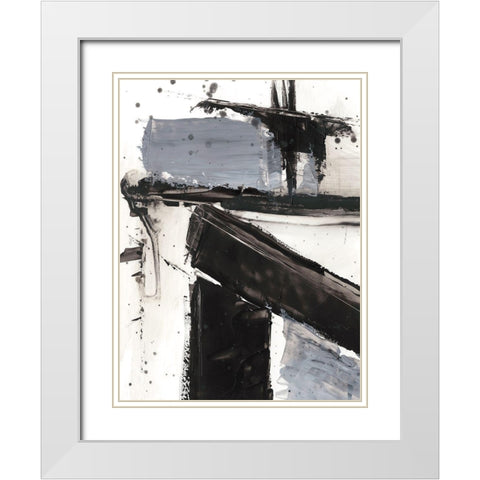Demolition III White Modern Wood Framed Art Print with Double Matting by Harper, Ethan