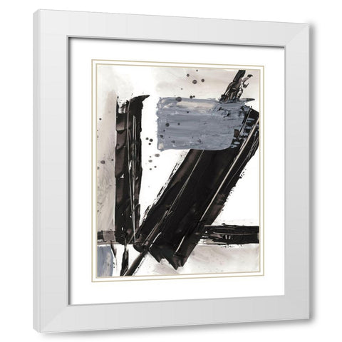 Demolition IV White Modern Wood Framed Art Print with Double Matting by Harper, Ethan