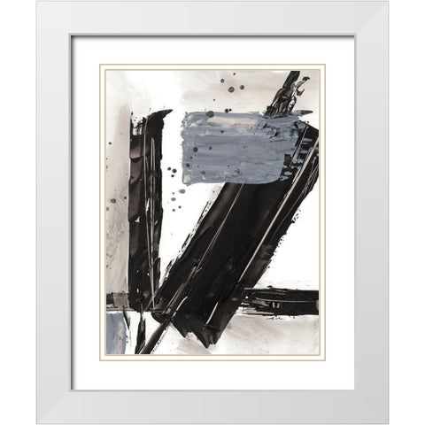 Demolition IV White Modern Wood Framed Art Print with Double Matting by Harper, Ethan