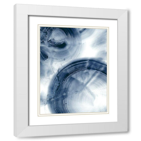 Quasars I White Modern Wood Framed Art Print with Double Matting by Harper, Ethan