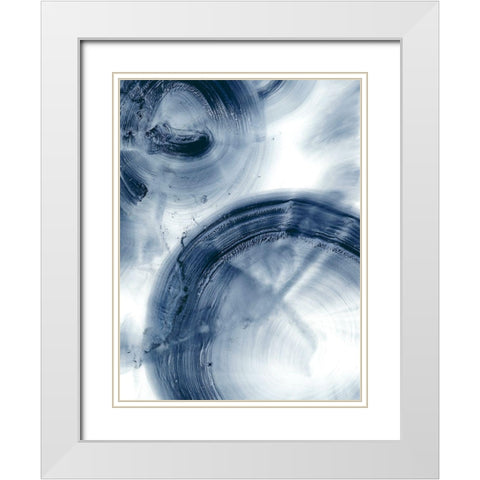 Quasars I White Modern Wood Framed Art Print with Double Matting by Harper, Ethan
