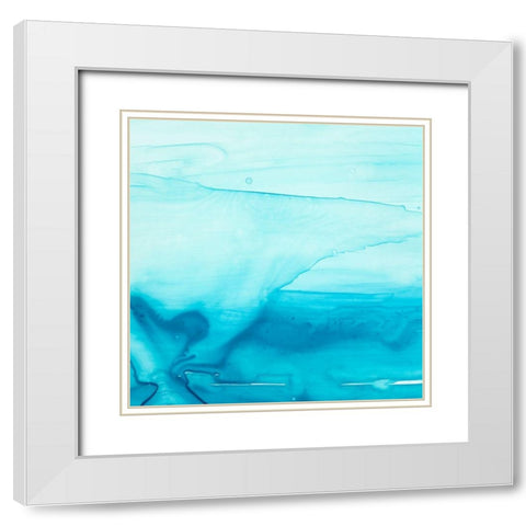 Making Waves I White Modern Wood Framed Art Print with Double Matting by Harper, Ethan