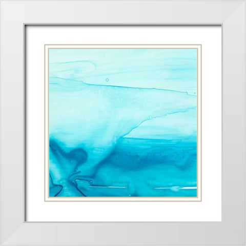Making Waves I White Modern Wood Framed Art Print with Double Matting by Harper, Ethan