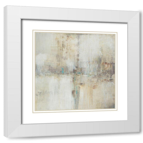 Essence I White Modern Wood Framed Art Print with Double Matting by OToole, Tim