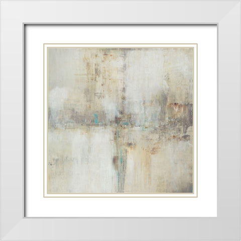 Essence I White Modern Wood Framed Art Print with Double Matting by OToole, Tim