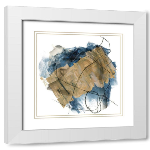 Blue Crew II White Modern Wood Framed Art Print with Double Matting by Parker, Jennifer Paxton