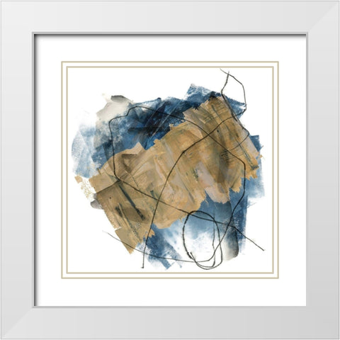 Blue Crew II White Modern Wood Framed Art Print with Double Matting by Parker, Jennifer Paxton