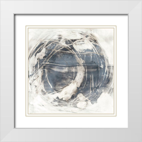 UA CH Rotational Orbit I White Modern Wood Framed Art Print with Double Matting by Harper, Ethan