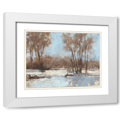 Sunlit I White Modern Wood Framed Art Print with Double Matting by Harper, Ethan
