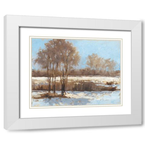 Sunlit II White Modern Wood Framed Art Print with Double Matting by Harper, Ethan