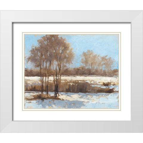 Sunlit II White Modern Wood Framed Art Print with Double Matting by Harper, Ethan
