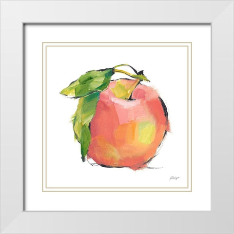 Designer Fruits I White Modern Wood Framed Art Print with Double Matting by Harper, Ethan