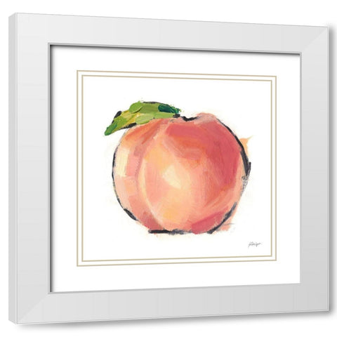 Designer Fruits II White Modern Wood Framed Art Print with Double Matting by Harper, Ethan