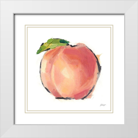 Designer Fruits II White Modern Wood Framed Art Print with Double Matting by Harper, Ethan