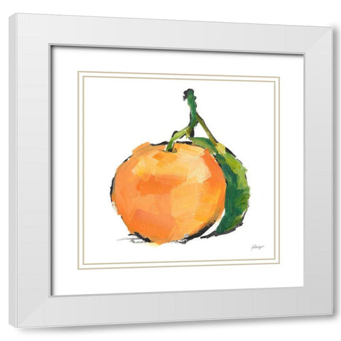 Designer Fruits III White Modern Wood Framed Art Print with Double Matting by Harper, Ethan