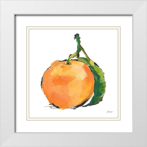Designer Fruits III White Modern Wood Framed Art Print with Double Matting by Harper, Ethan