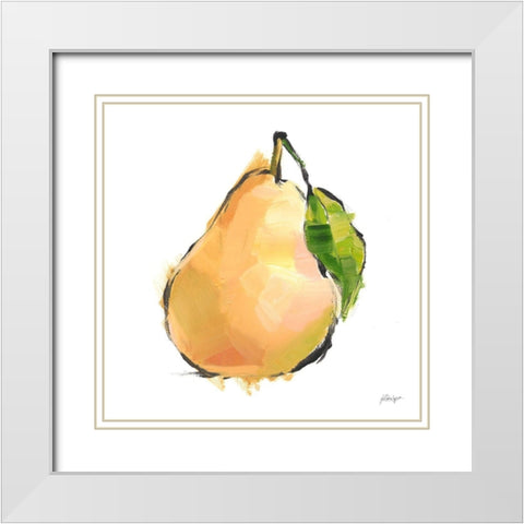 Designer Fruits IV White Modern Wood Framed Art Print with Double Matting by Harper, Ethan
