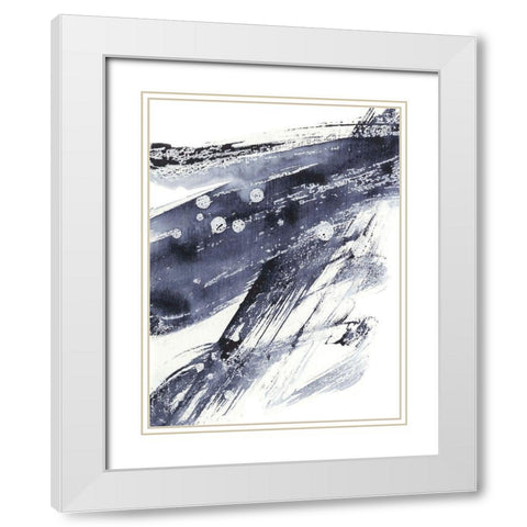 Directionality I White Modern Wood Framed Art Print with Double Matting by Harper, Ethan