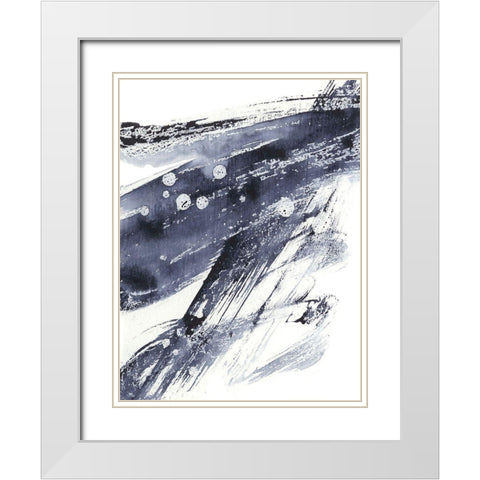 Directionality I White Modern Wood Framed Art Print with Double Matting by Harper, Ethan