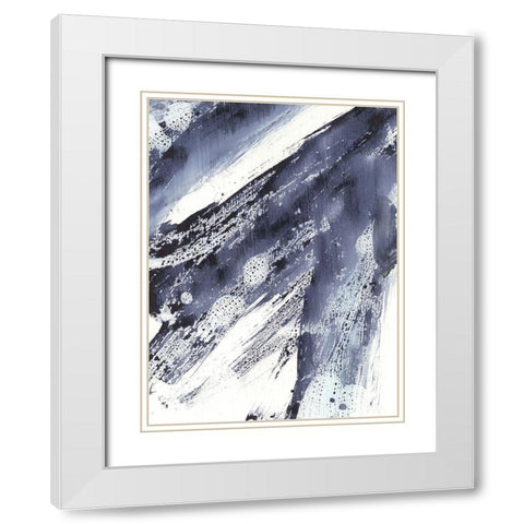 Directionality II White Modern Wood Framed Art Print with Double Matting by Harper, Ethan