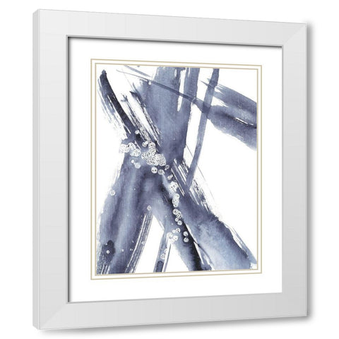 Directionality IV White Modern Wood Framed Art Print with Double Matting by Harper, Ethan