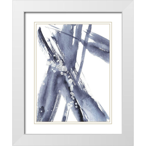 Directionality IV White Modern Wood Framed Art Print with Double Matting by Harper, Ethan