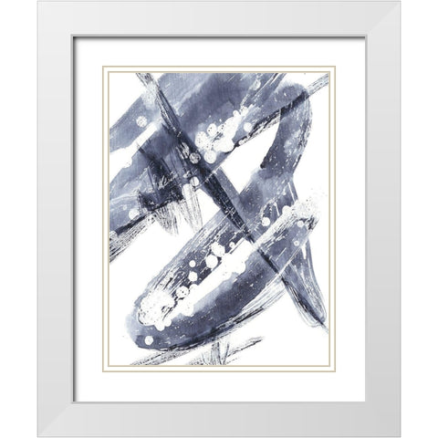 Directionality VI White Modern Wood Framed Art Print with Double Matting by Harper, Ethan