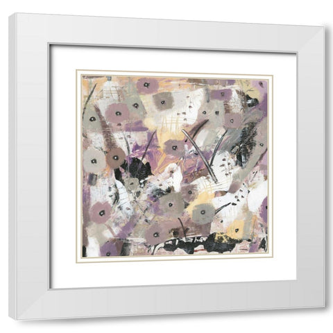 Edit I White Modern Wood Framed Art Print with Double Matting by OToole, Tim