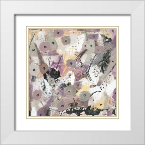 Edit I White Modern Wood Framed Art Print with Double Matting by OToole, Tim